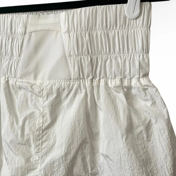 FP Movement Way Home Shorts Athletic Size Medium Optic White Runners Gym - Picture 8 of 13